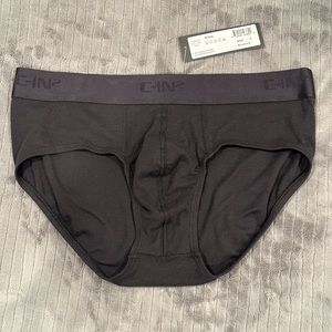 C-IN2 Active Mid Rise Brief Black size Medium